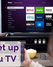 how to setup Roku TV