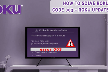 How to Solve Roku Error Code 003 - Roku Update Error