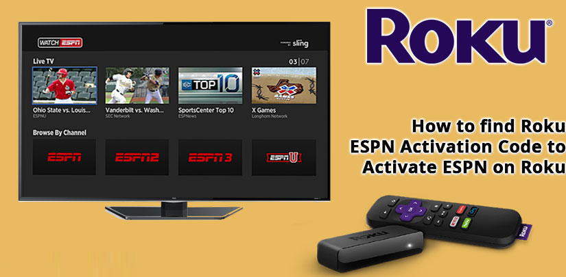 Roku Espn Activation Find New Code And Activate On Roku