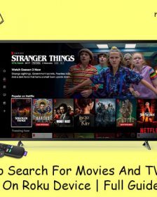 How To Search For Movies And TV Shows On Roku Device | Full Guide