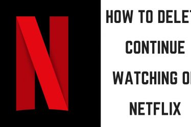 delete continue watching on netflix